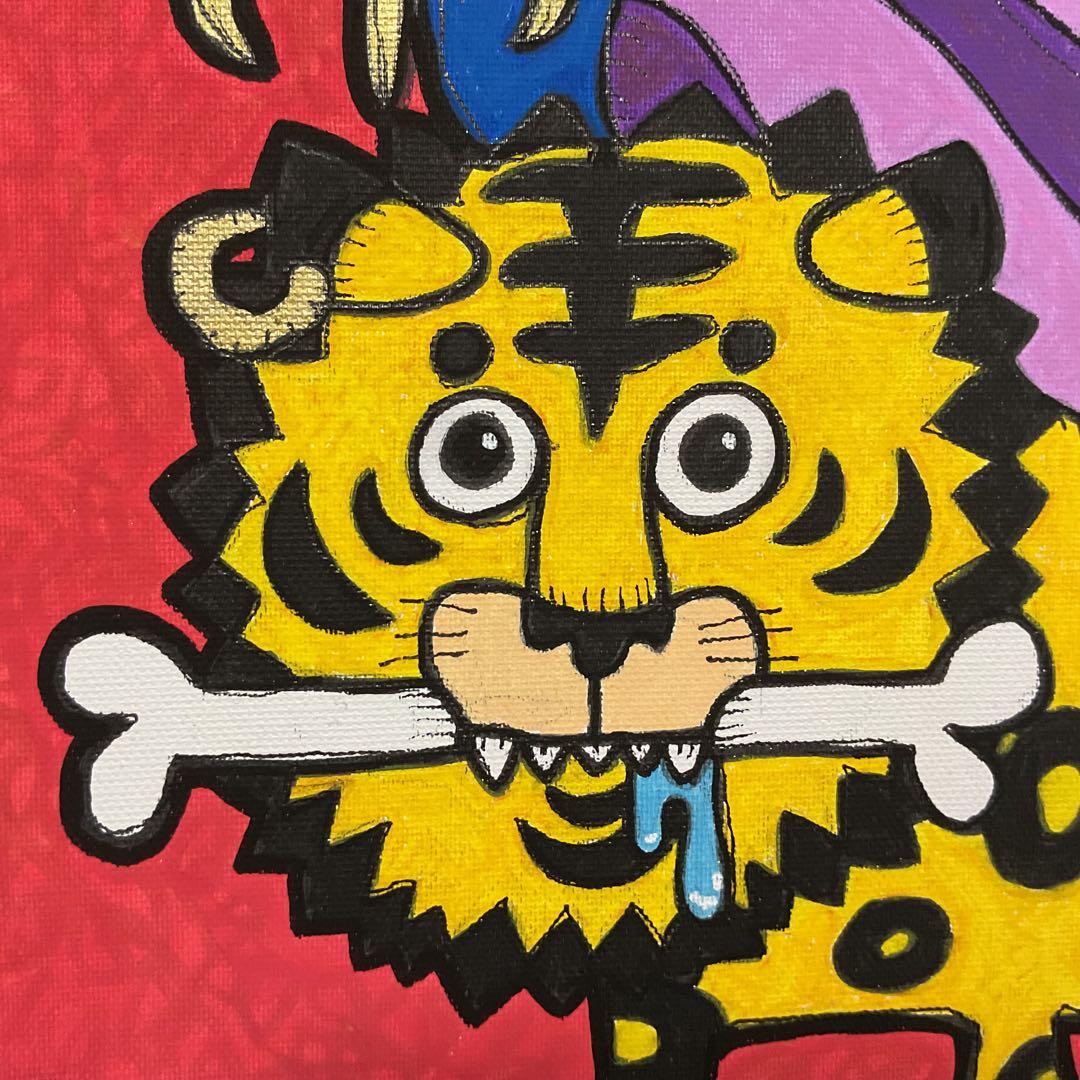 不動明王　仏　絵画　原画　アート　インテリア　かっこいい　かわいい　魔除け　縁起