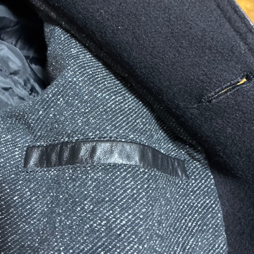 マ*ー様 BY GLADHAND ウールコート ジャケット ブラック L美品グラ