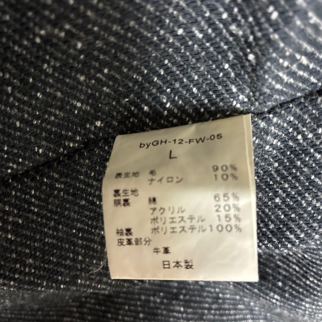 マ*ー様 BY GLADHAND ウールコート ジャケット ブラック L美品グラ