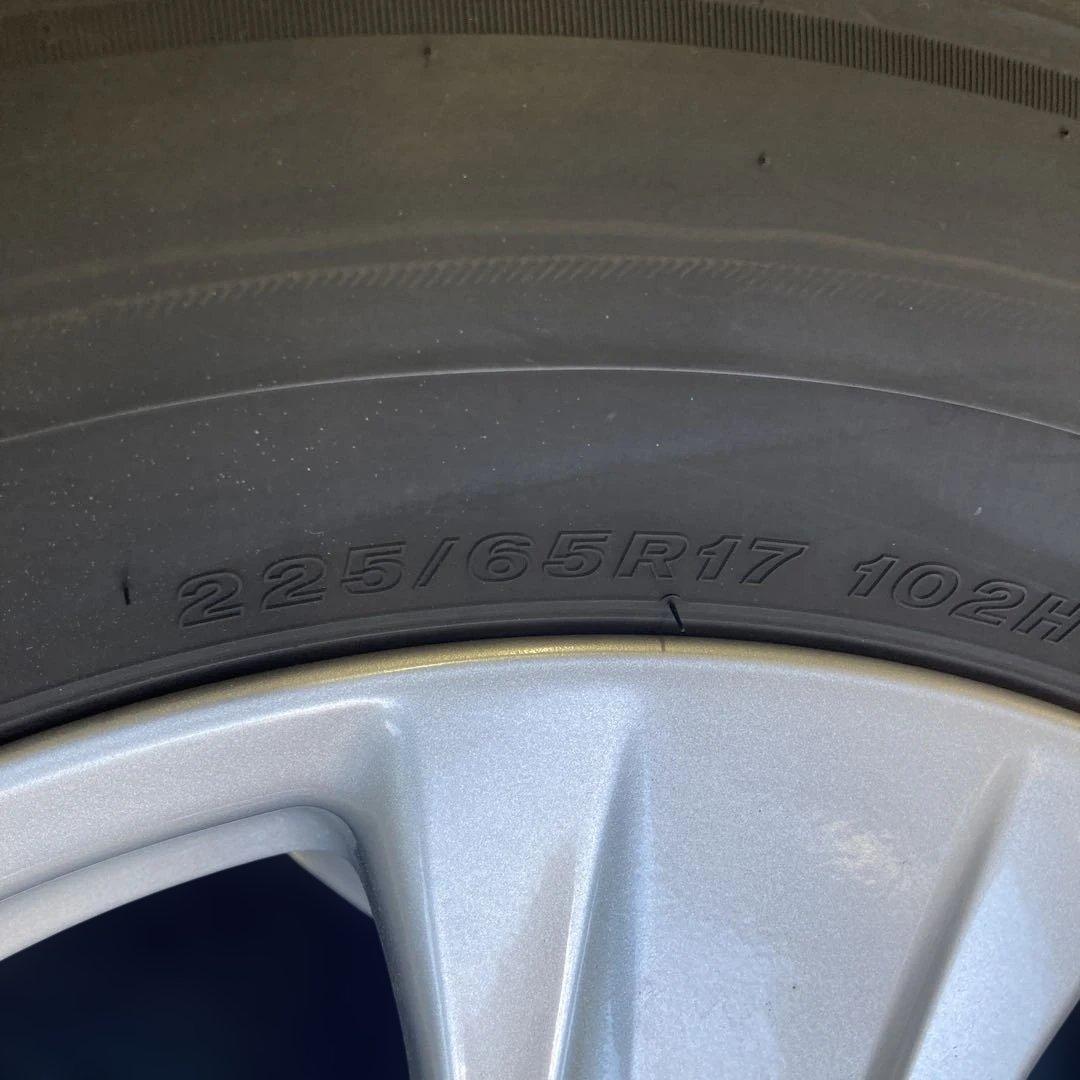 ハリアー80系純正ホイール、ブリヂストン ALENZA 17インチ タイヤセット