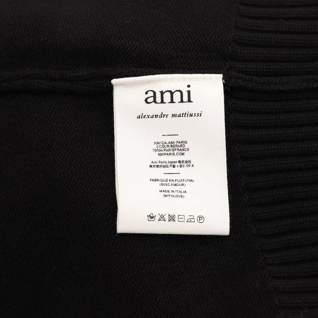 AMi 黒 ハート刺繍 セーターi