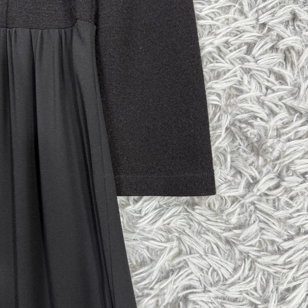 美品✨20AW セオリー ドッキングフレアドレスワンピース seol 長袖 38