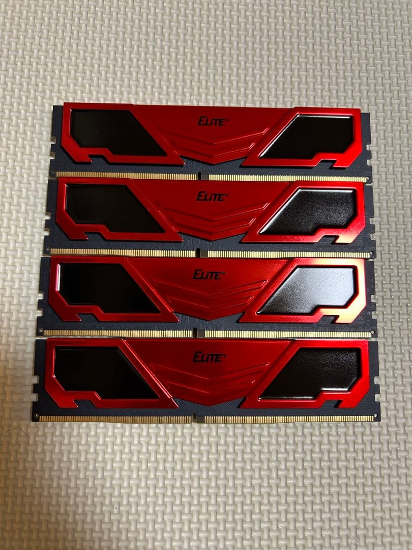 メモリー TEAMGROUP Elite DDR4 16GB x4 3200MHz
