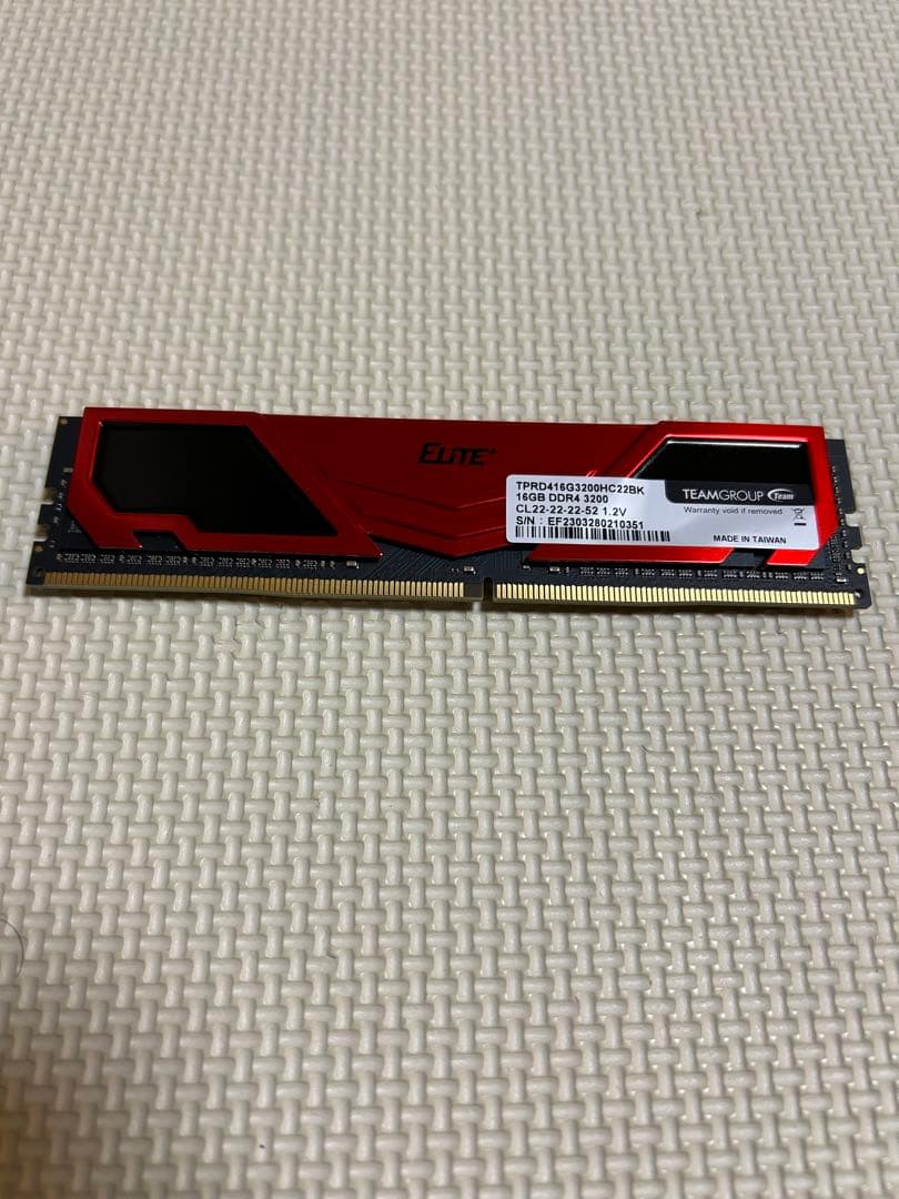 メモリー TEAMGROUP Elite DDR4 16GB x4 3200MHz