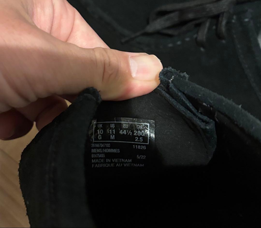 【最終値下】Clarks wallabee 黒 クラークス ワラビー 29cm