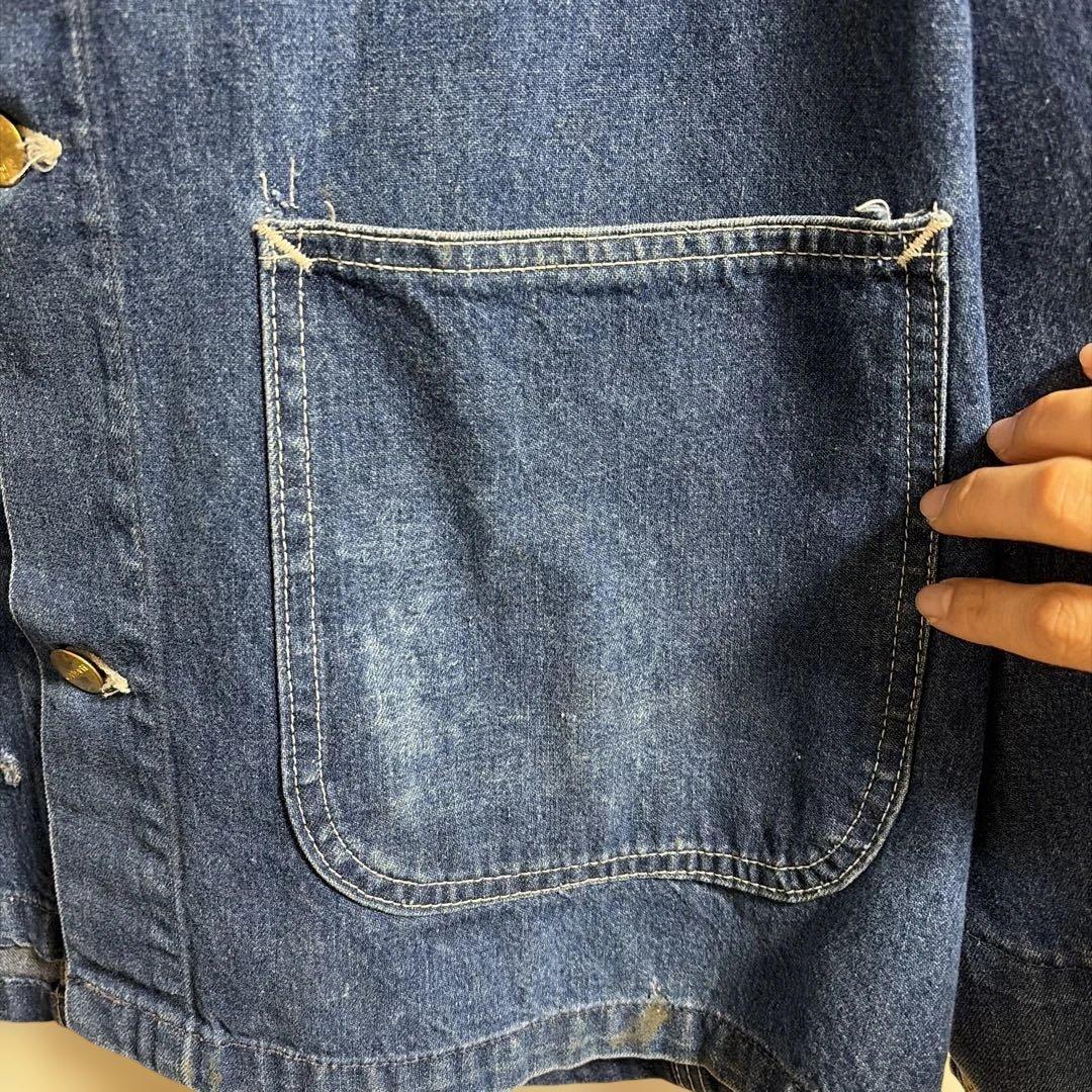 濱*中様 Carhartt カーハート カバーオール デニム ジャケット 濃紺