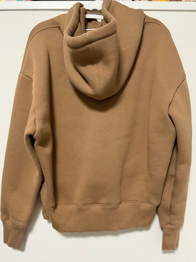 【AMI PARIS】】ハートロゴパーカー　ライトブラウン　　クリーニング済