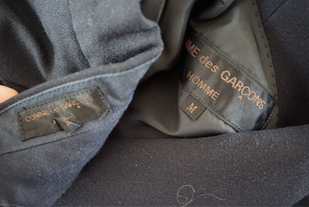 89aw 美品 コムデギャルソンオム ダブル セットアップ スーツ ジャケット