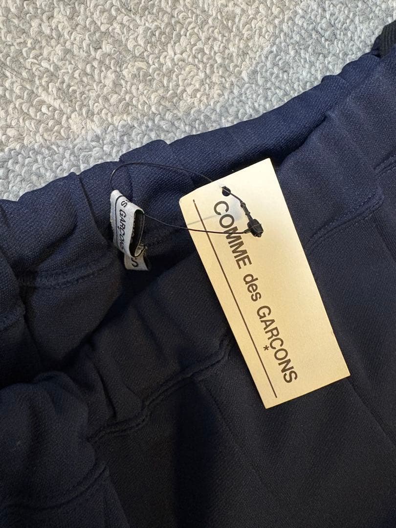 【新品未使用】COMME des GARÇONS ネイビー プリーツスカート S