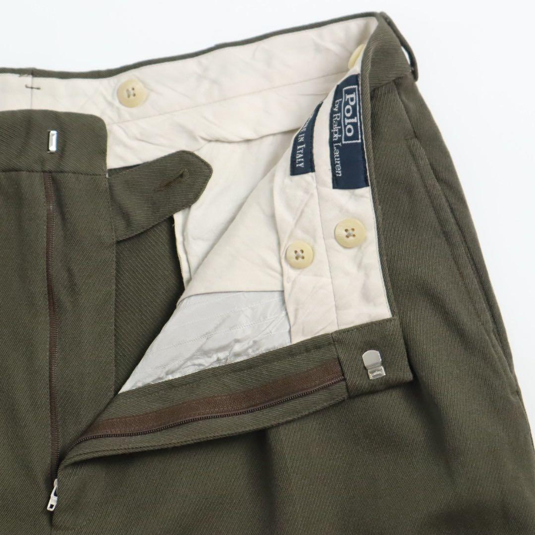 Polo by Ralph Lauren イタリア製 肉厚 ワイドスラックス