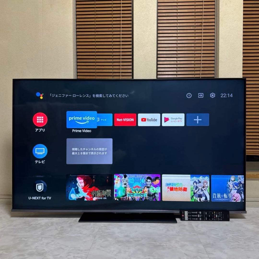 訳あり　REGZA 2022年製 55インチ 4K液晶テレビ スマートTV