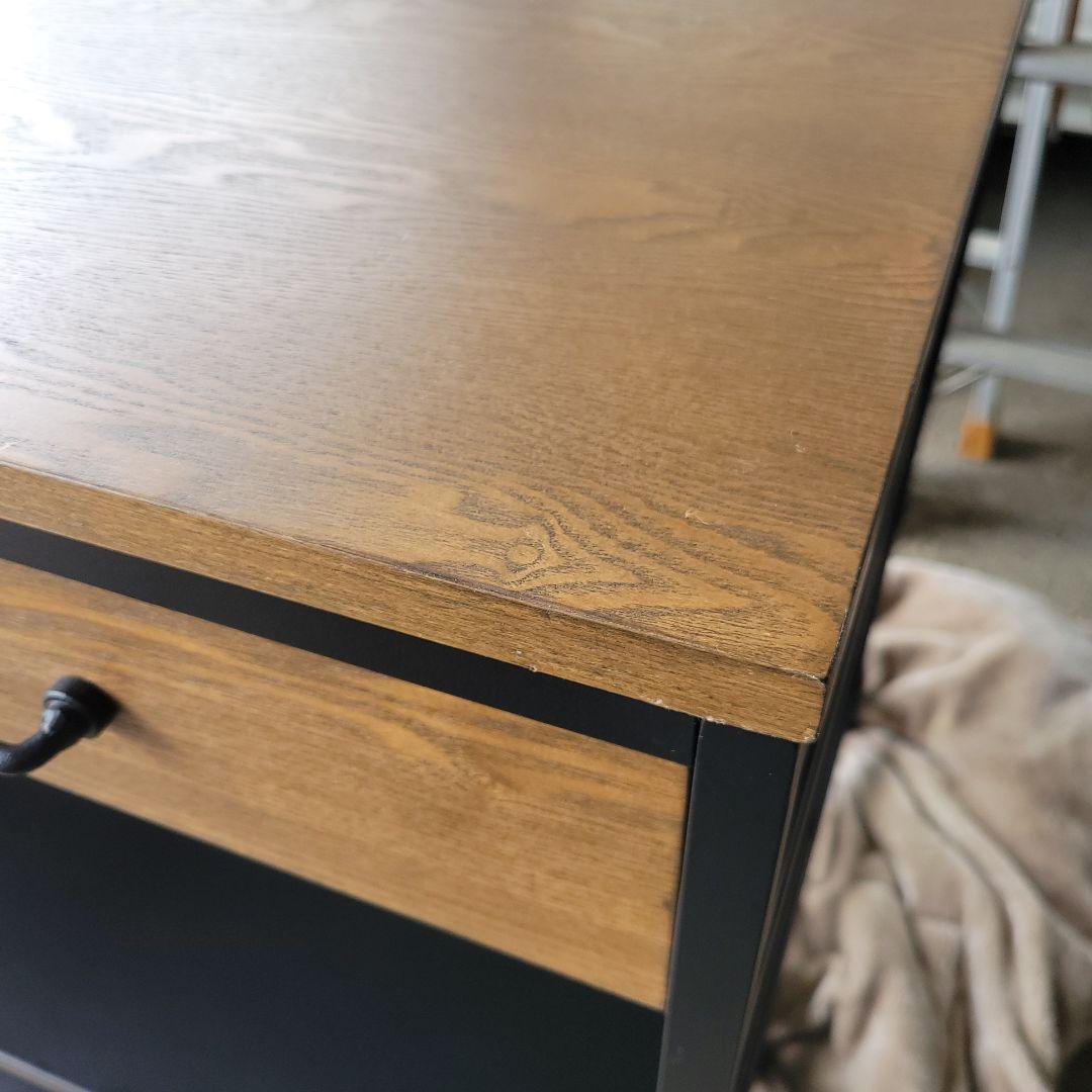 インダストリアル風 LOWYA Clamo カウンターテーブル 幅120cm