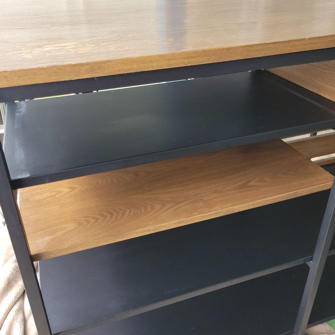 インダストリアル風 LOWYA Clamo カウンターテーブル 幅120cm