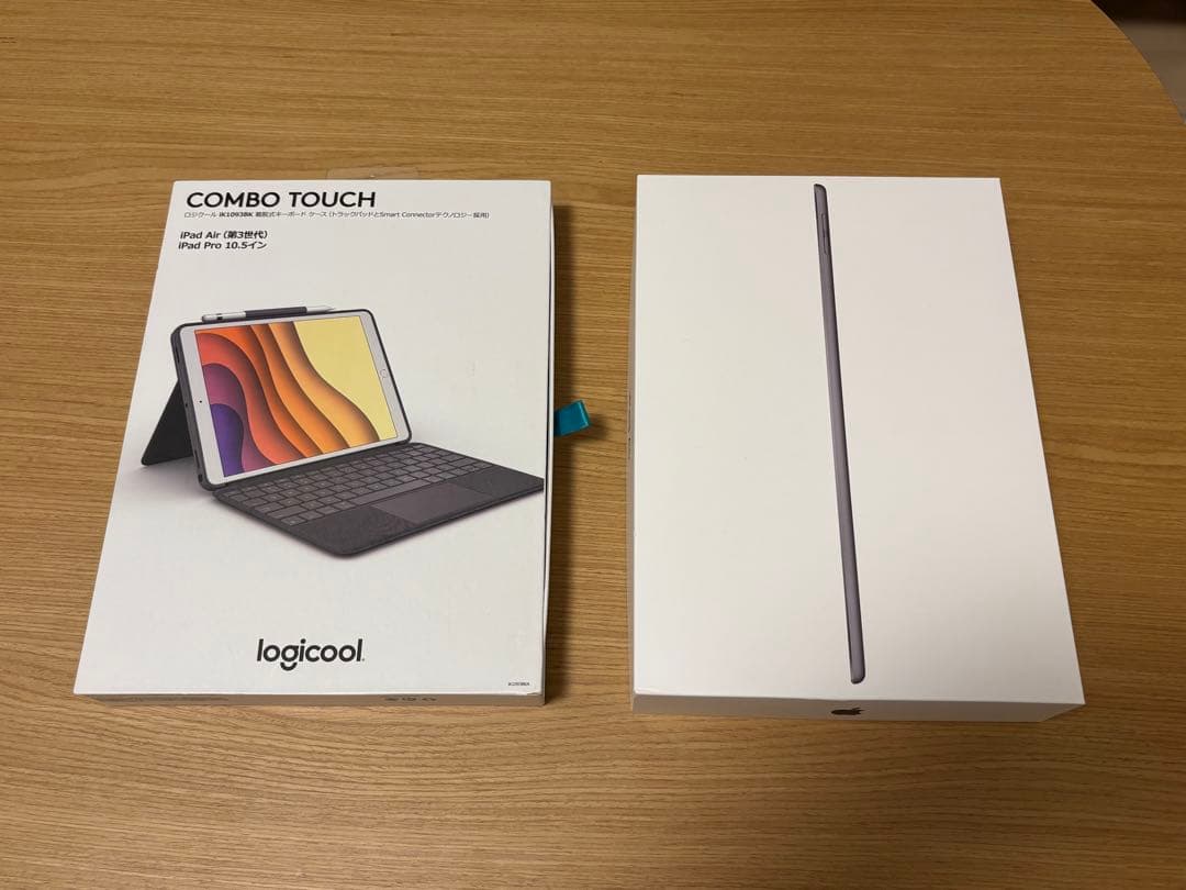 iPad Air 第3世代スペースグレー＆Combo Touchキーボードセット