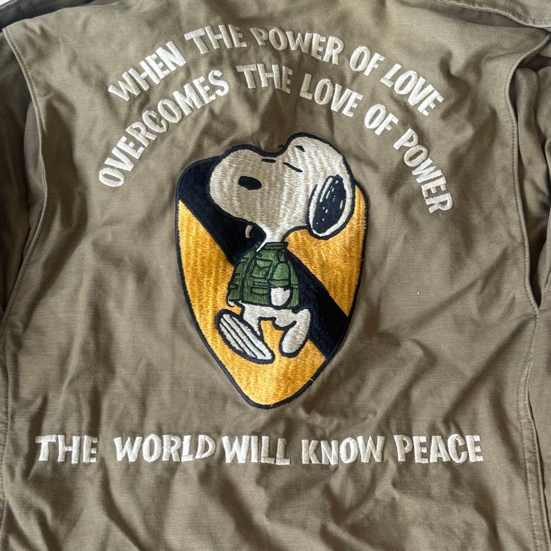 moon 様Buzz Rickson’s M65 スヌーピー刺繍 ミリタリー S