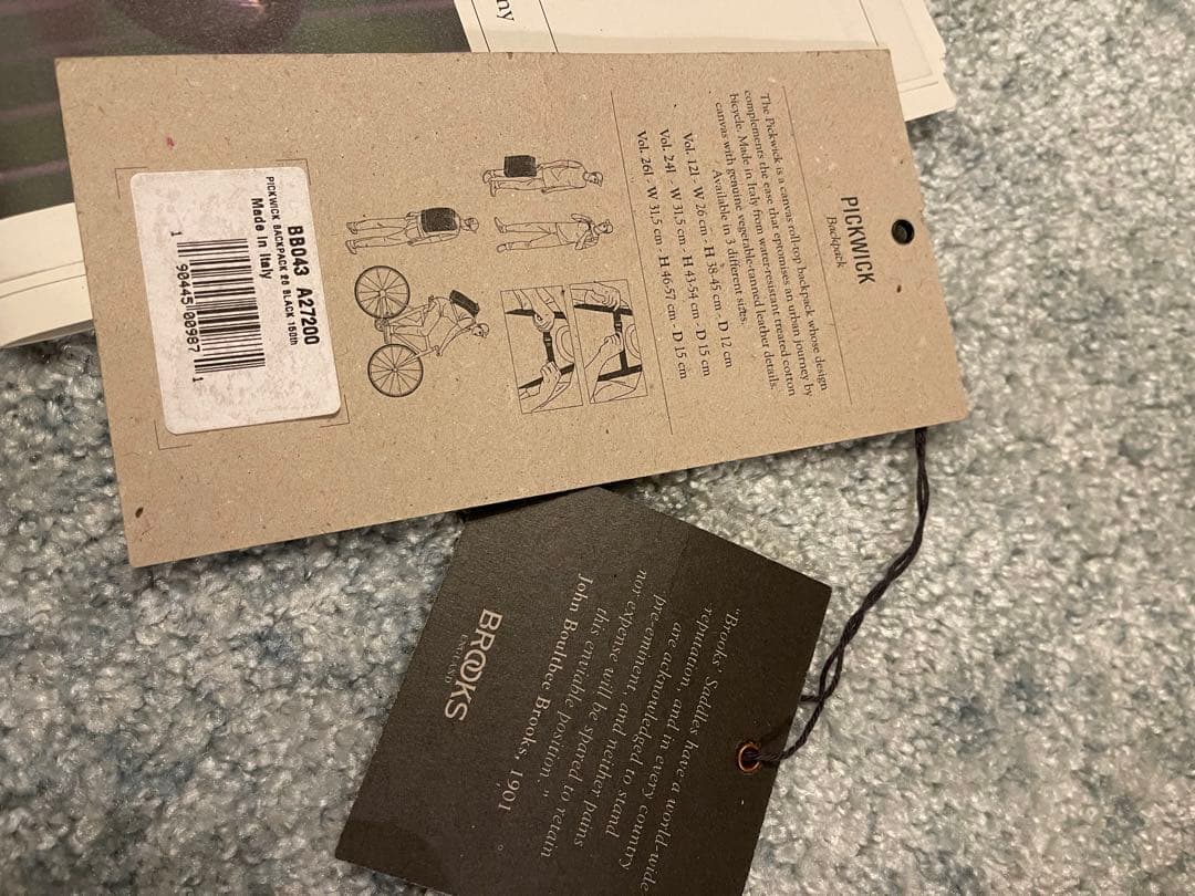 BROOKS イタリア製 バックパック pickwick