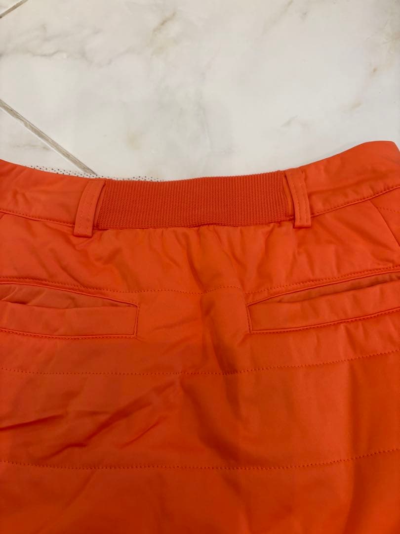 Callaway レディース ゴルフジャケットとスカート セット オレンジ