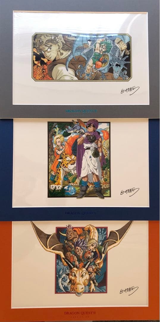 鳥山明 複製原稿 ドラゴンクエストⅣ Ⅴ Ⅵ