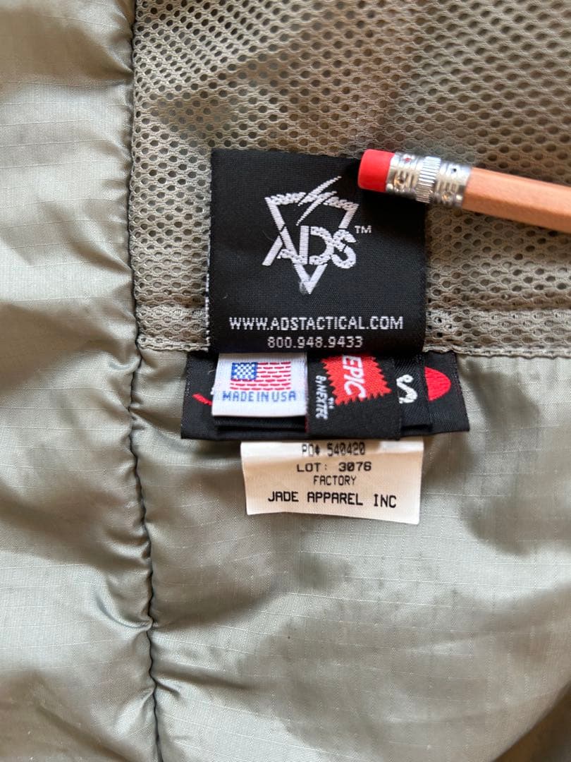 ジャケット・アウター ECWCS LEVEL7 PRIMALOFT JACKET