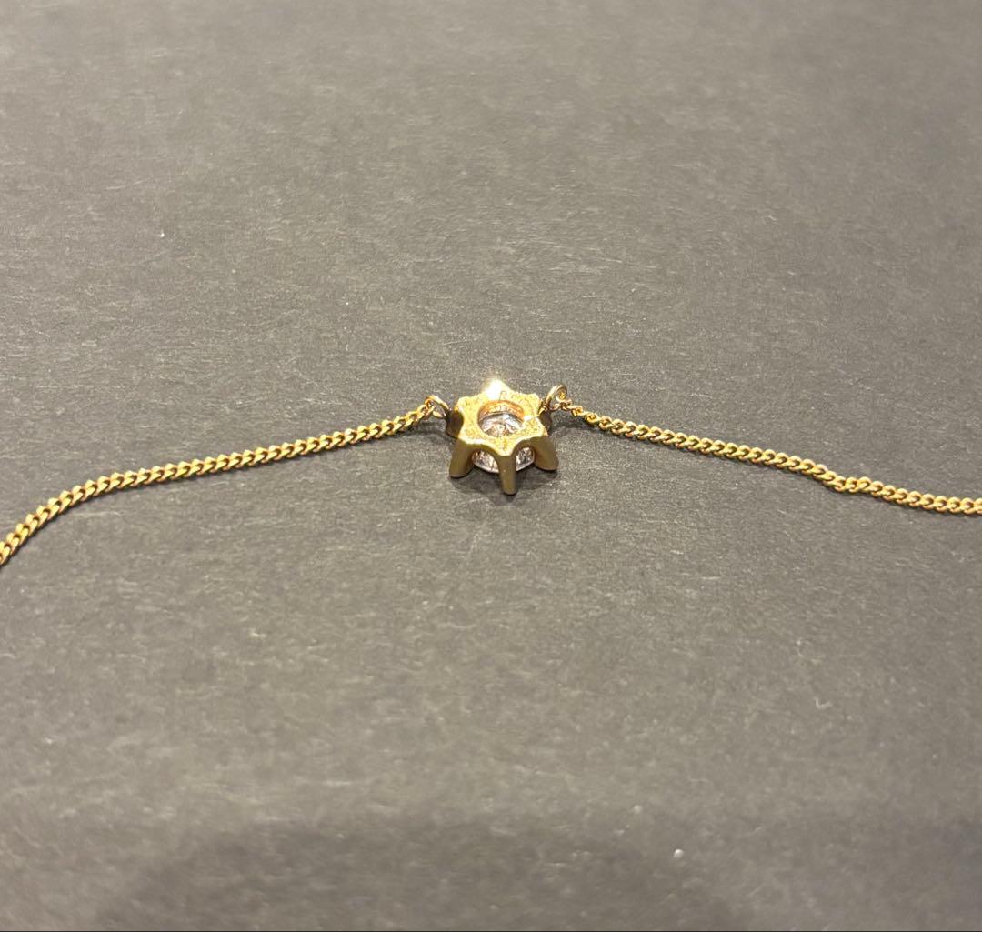 【18K】ダイヤモンドネックレス（0.41ct）