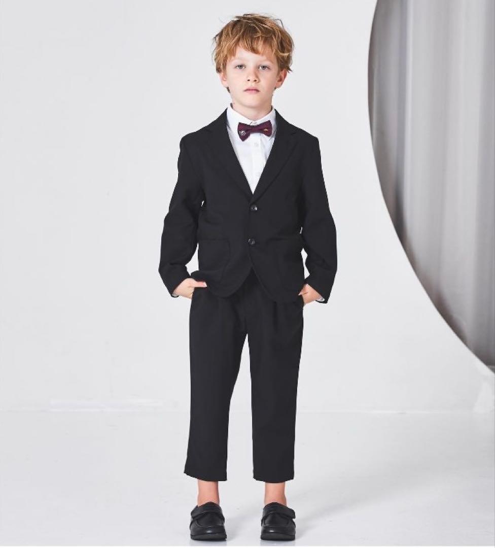 美品✨CHOPIN ショパン 男の子 ストレッチスーツセット ブラック 120