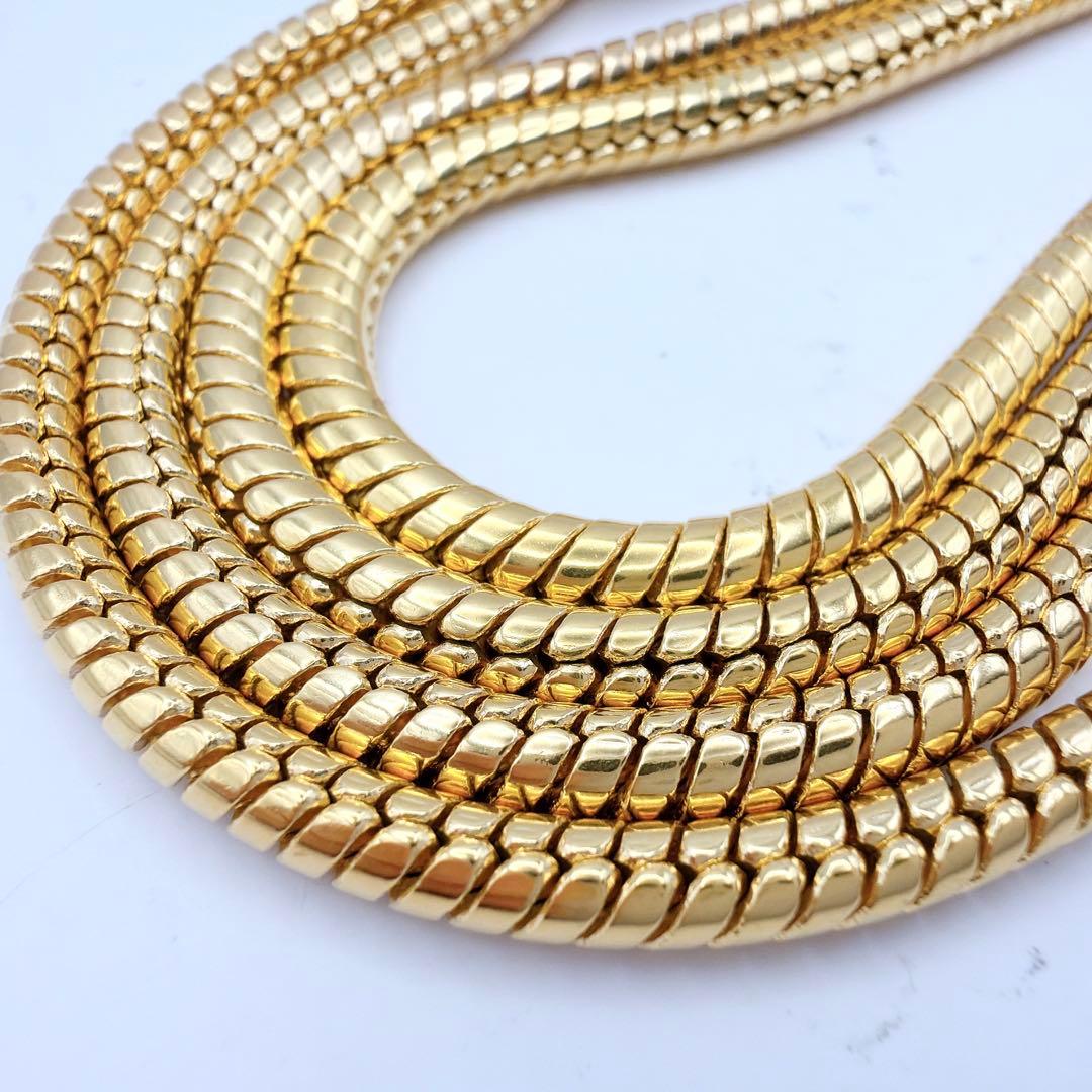 Dior 2連 ゴールド チェーン ネックレス ヴィンテージ