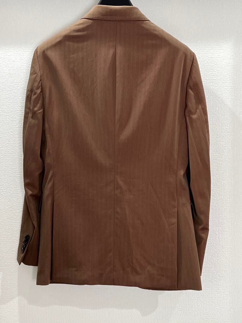 ライトブラウン　ビジネススーツ スーツカンパニー　160cm-8Drop