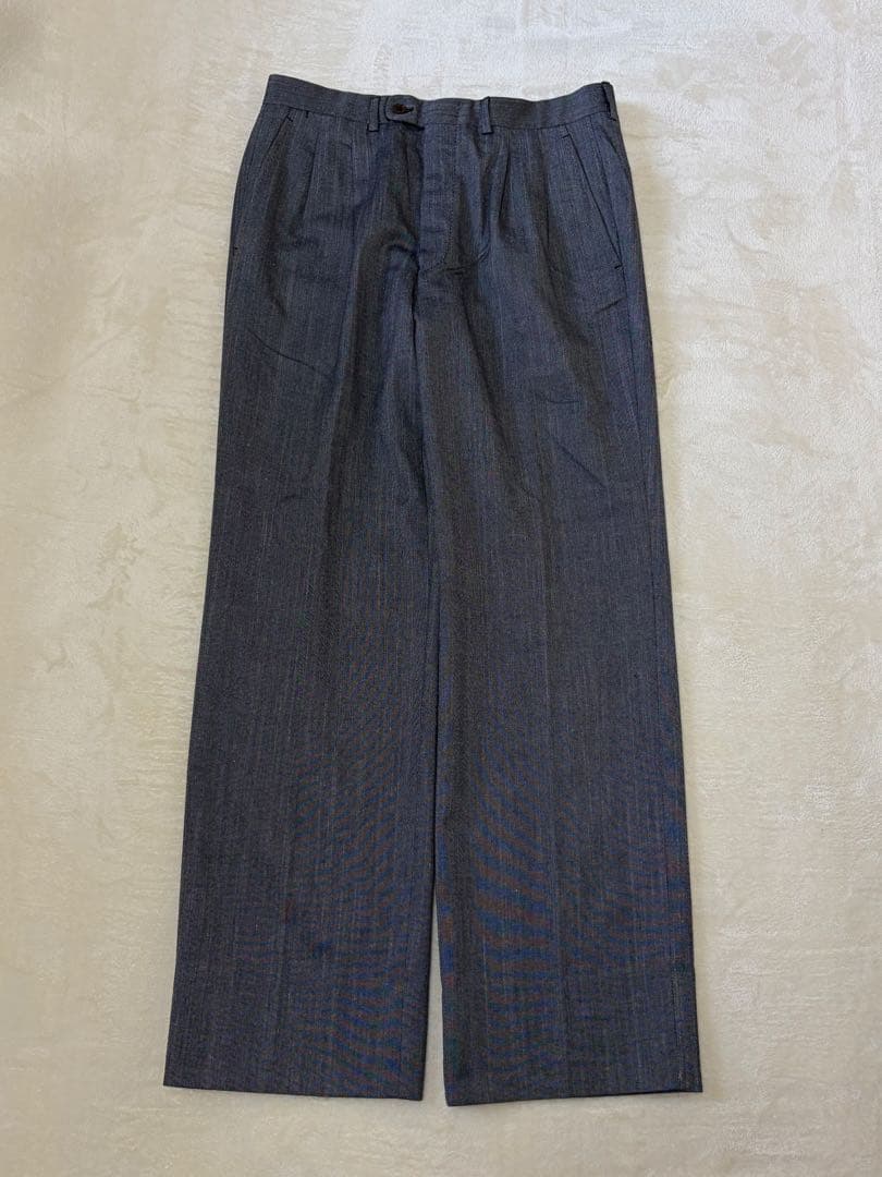 パンツ Old Ermenegildo Zegna Wool Silk Slacks