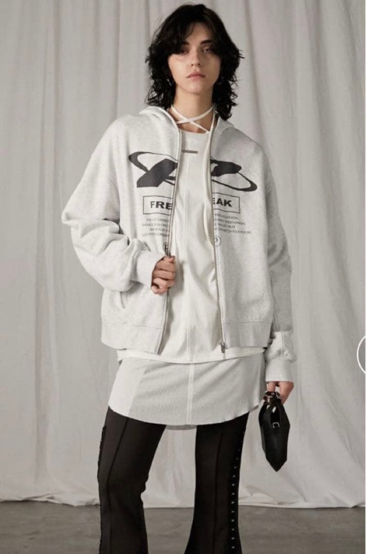 トップス prankproject FREAK Double Zip Hoodie