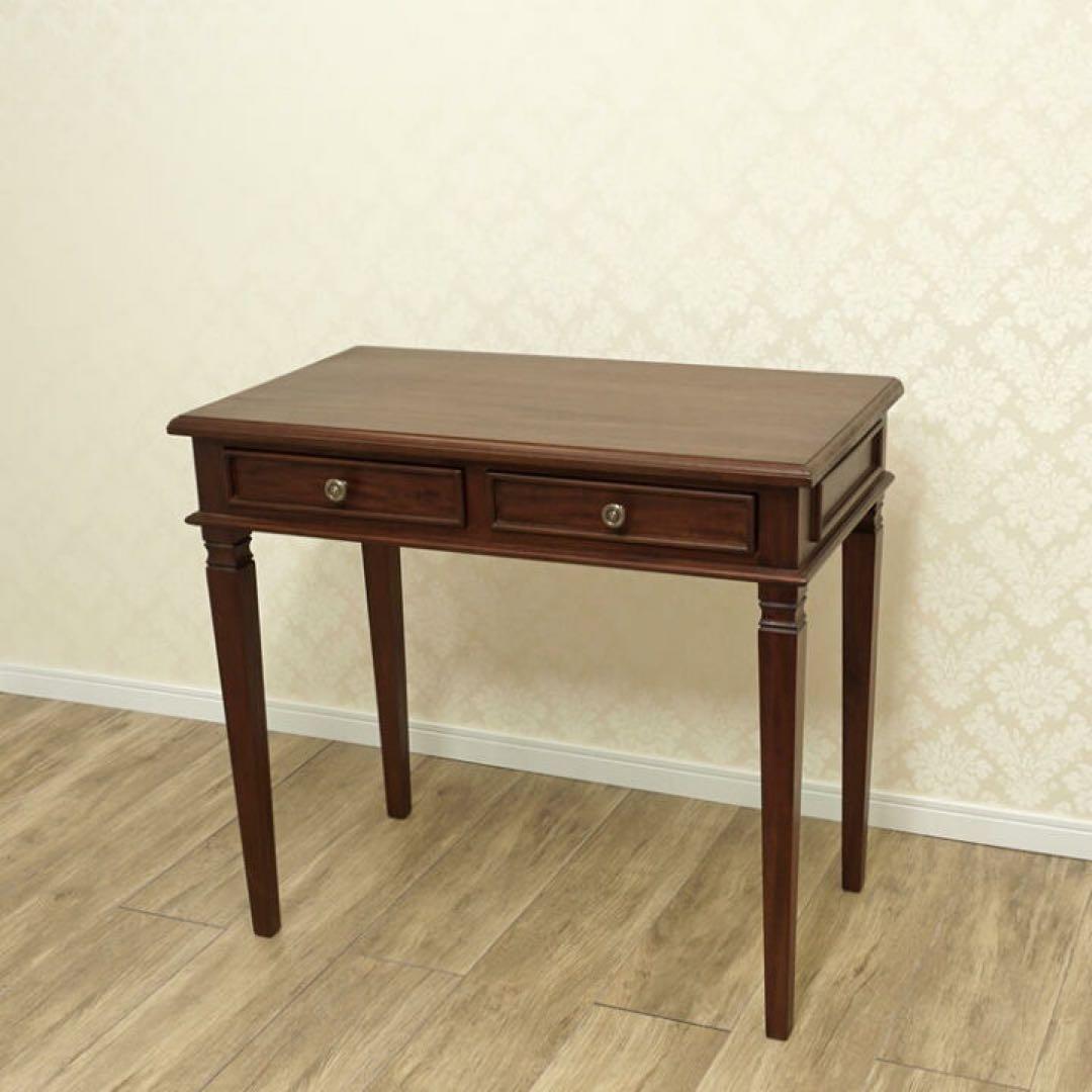 ARNO W100 デスク　机　ドレッサー マホガニー パソコンデスク　テーブル