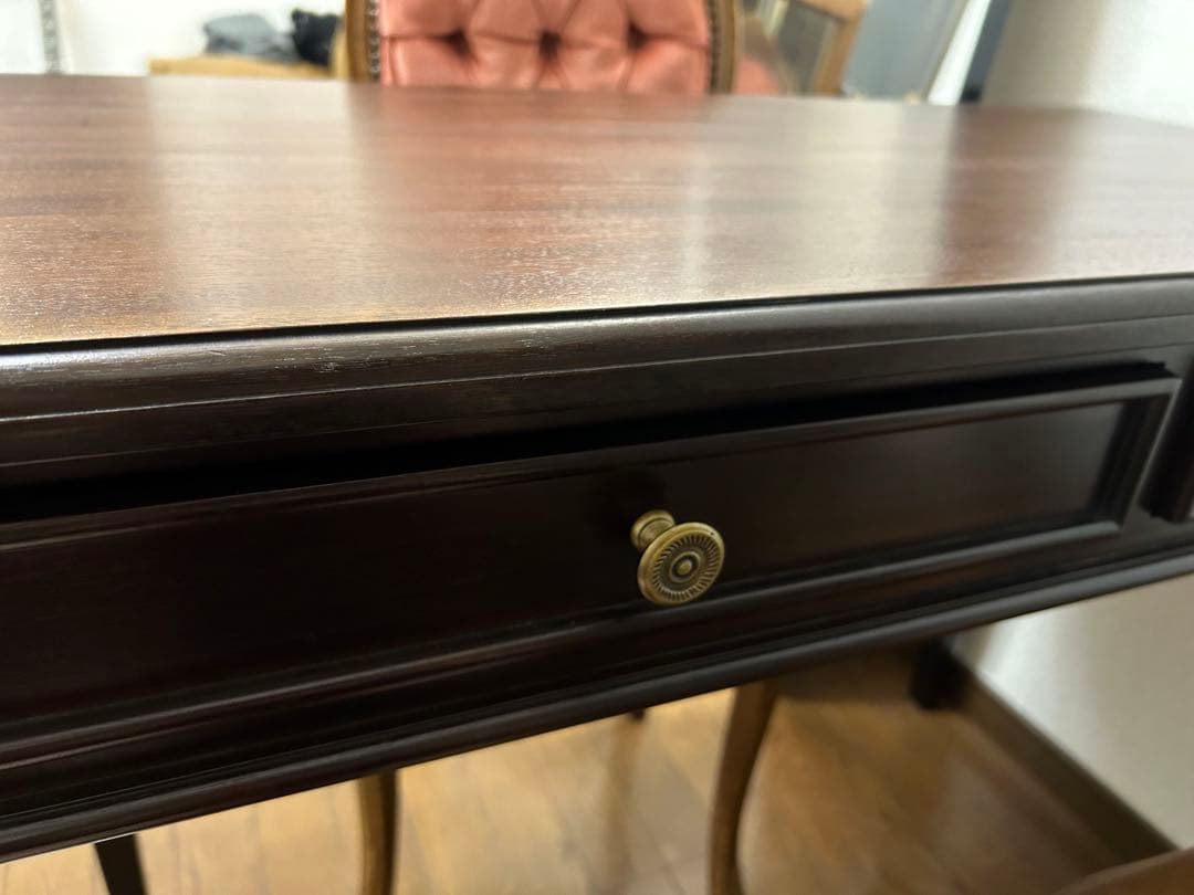 ARNO W100 デスク　机　ドレッサー マホガニー パソコンデスク　テーブル