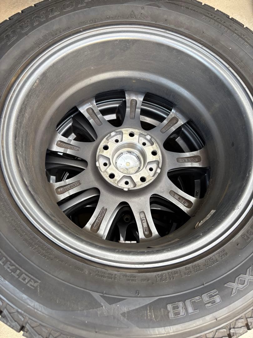 ダンロップ ウィンターマックス SJ8 16インチ ホイールセット