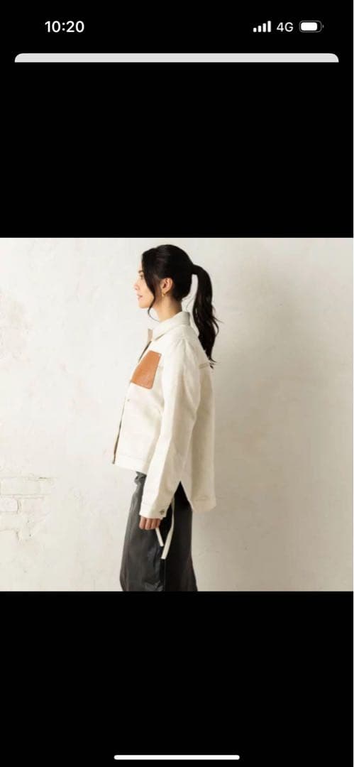 LOEWEワークウェア　ジャケット　デニム　サイズ36 ユニセックス