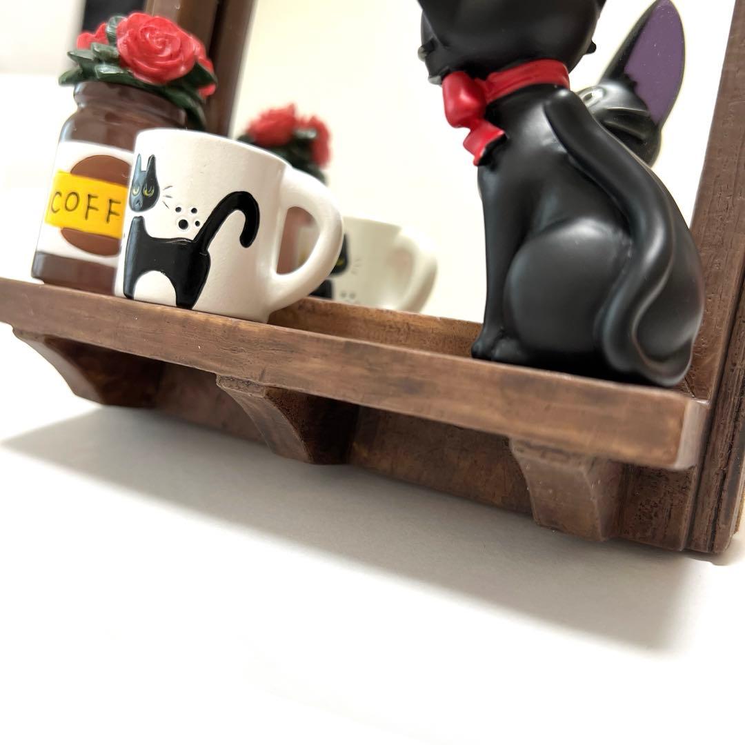 魔女の宅急便 スタンドミラー スタジオジブリ ジジ 壁掛け 鏡 卓上 インテリア