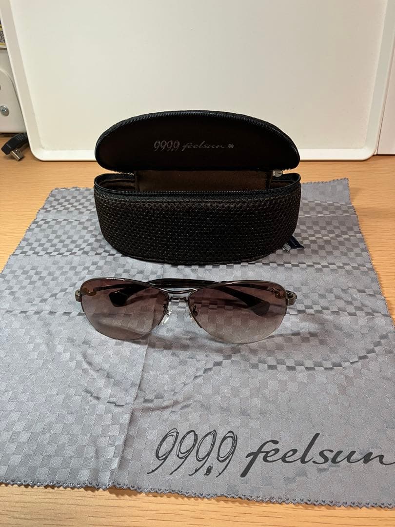 999.9 フォーナインズ feelsun サングラス メンズ ブラウン