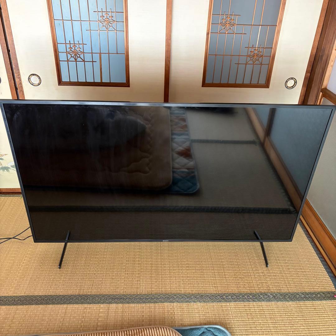 【極美品】SONY 4K液晶テレビ KJ-65X8000H リモコン付き