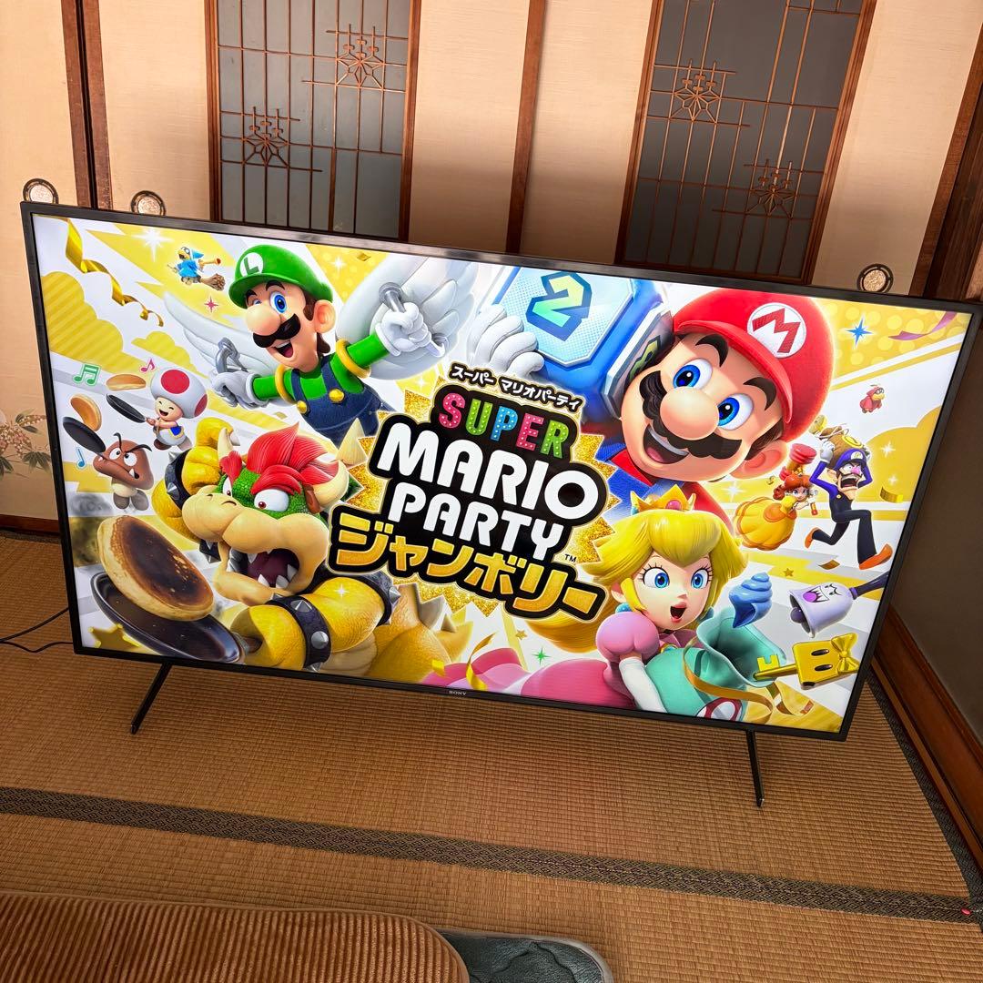 【極美品】SONY 4K液晶テレビ KJ-65X8000H リモコン付き