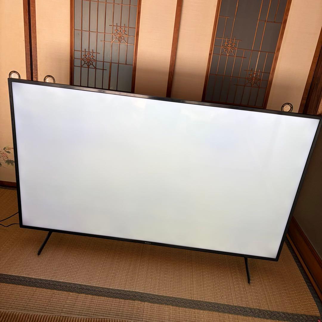 【極美品】SONY 4K液晶テレビ KJ-65X8000H リモコン付き