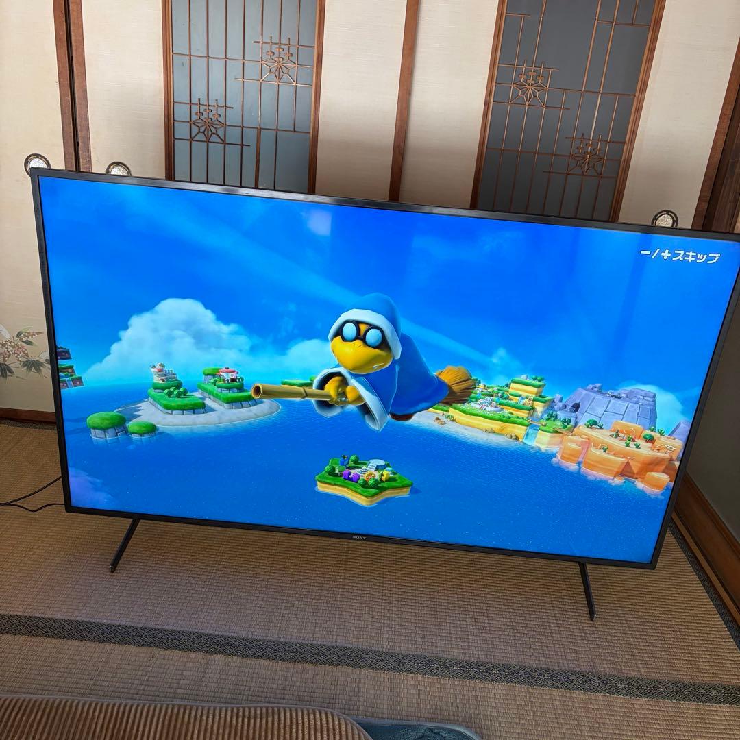 【極美品】SONY 4K液晶テレビ KJ-65X8000H リモコン付き