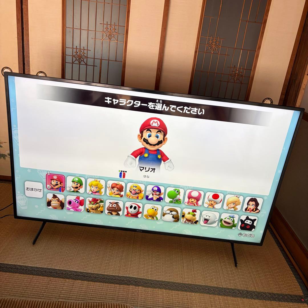 【極美品】SONY 4K液晶テレビ KJ-65X8000H リモコン付き