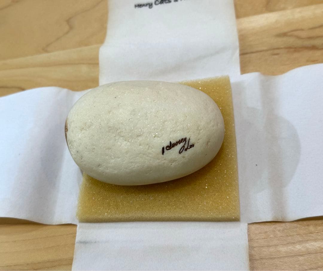 猫石　木箱入り　エキゾチック　美品