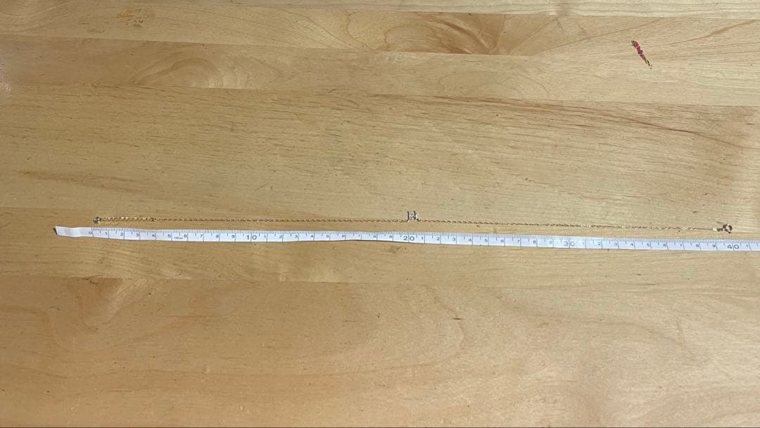 りい♡K18 PG サマンサティアラ ダイヤモンドネックレス イニシャルM