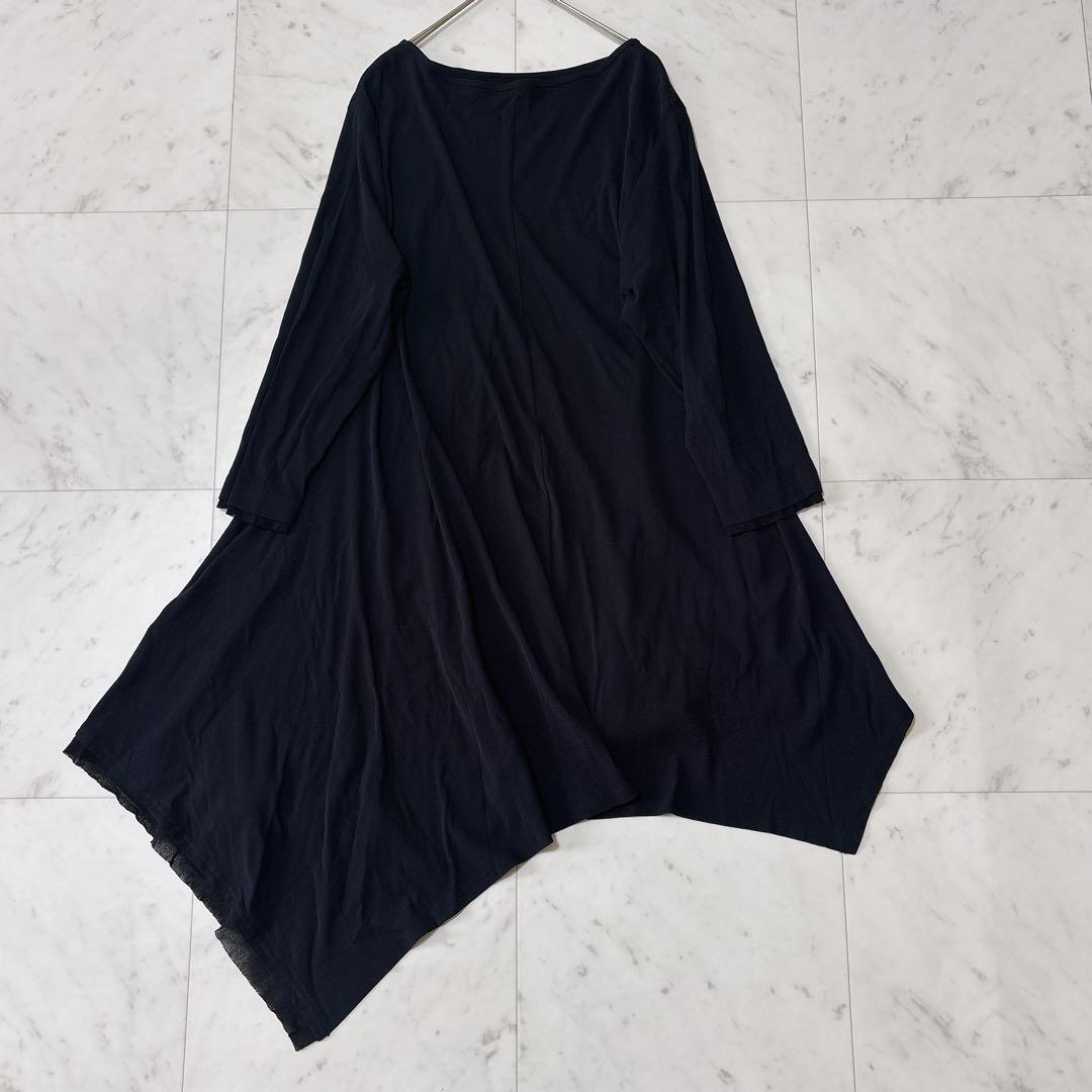 美品 センソユニコ 芽風 アシンメトリー 変形 チュニック ワンピース チュール