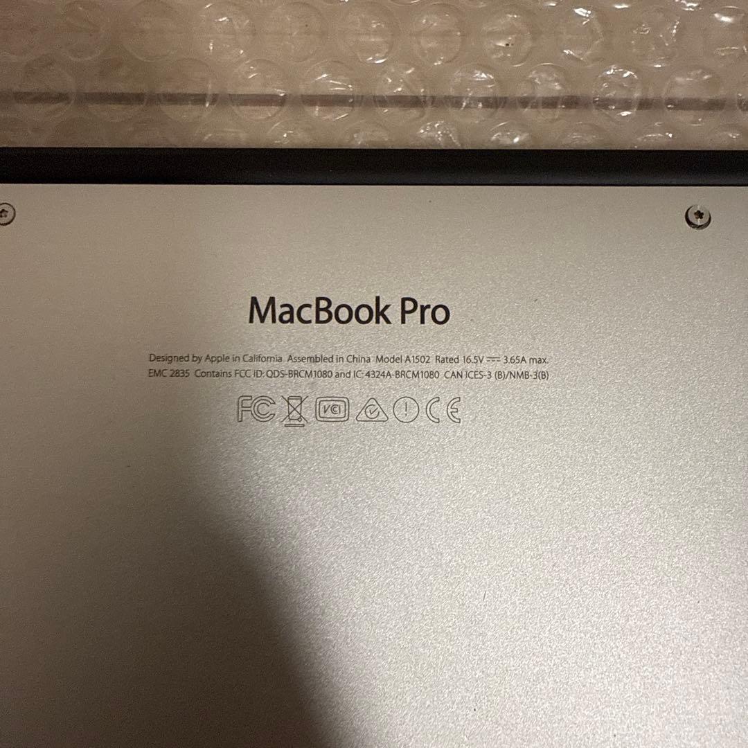 MacBook本体 MacBook Pro A1502