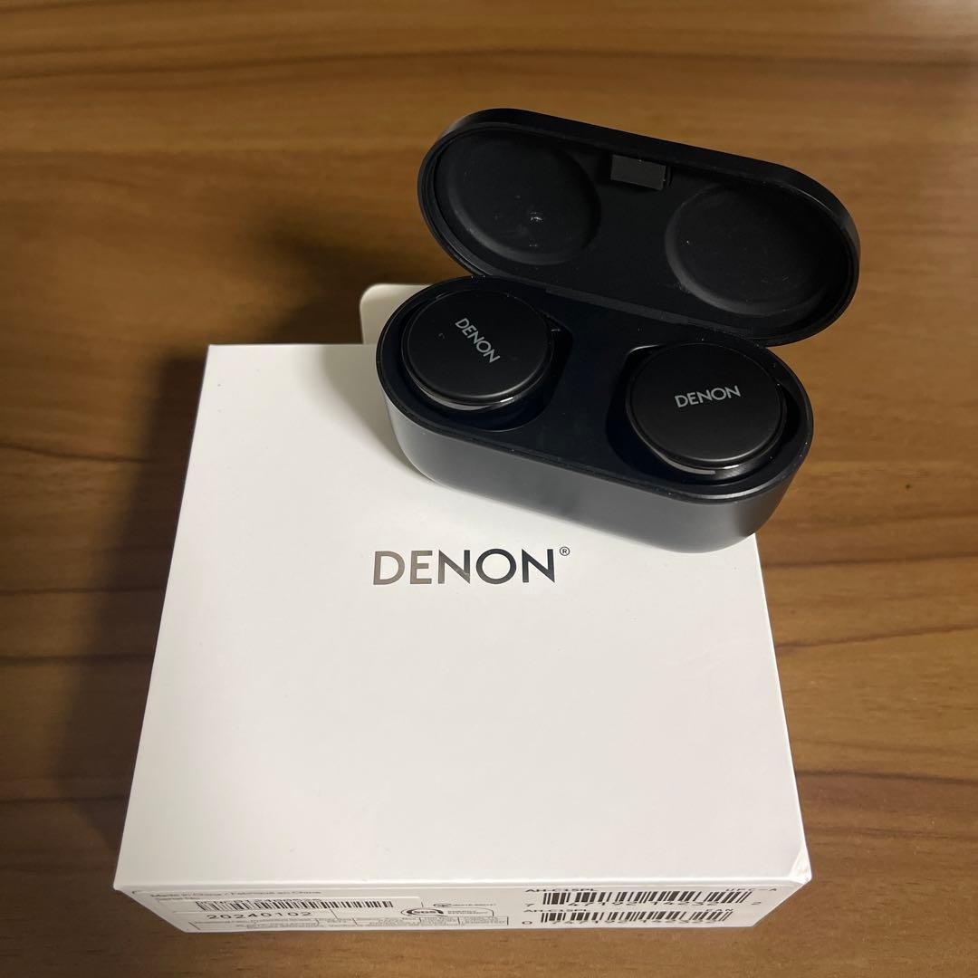 K*2様 DENON PerL Proワイヤレスイヤホン ブラック 充電ケース付