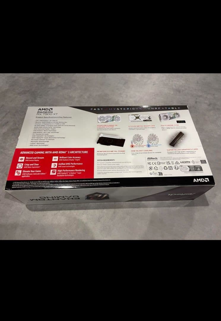 グラフィックボード・グラボ・ビデオカード Radeon RX 7900 XT Phantom Gaming WHITE