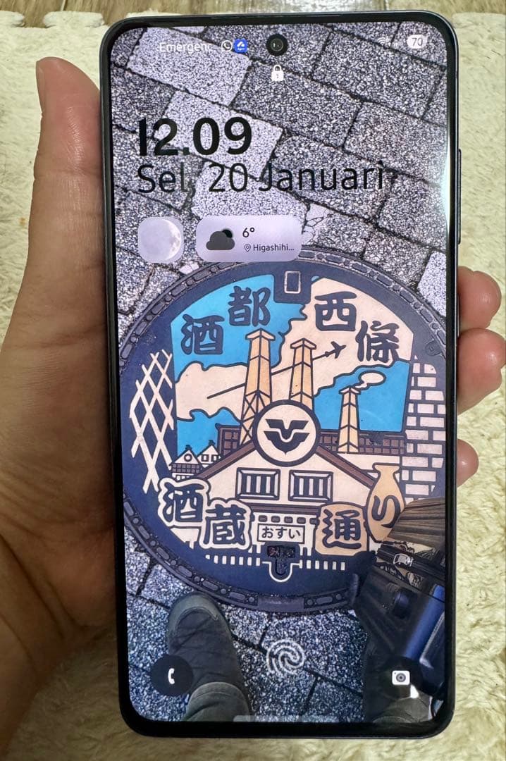 Samsung Galaxy S21 FE 5G ブラック ケース付き