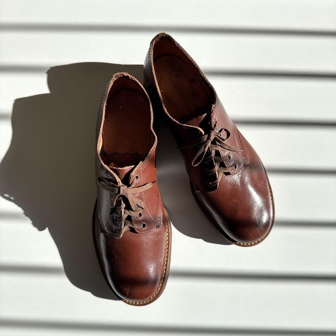【コンチ】デッドストック　50s 60s ヴィンテージ　レザーシューズ