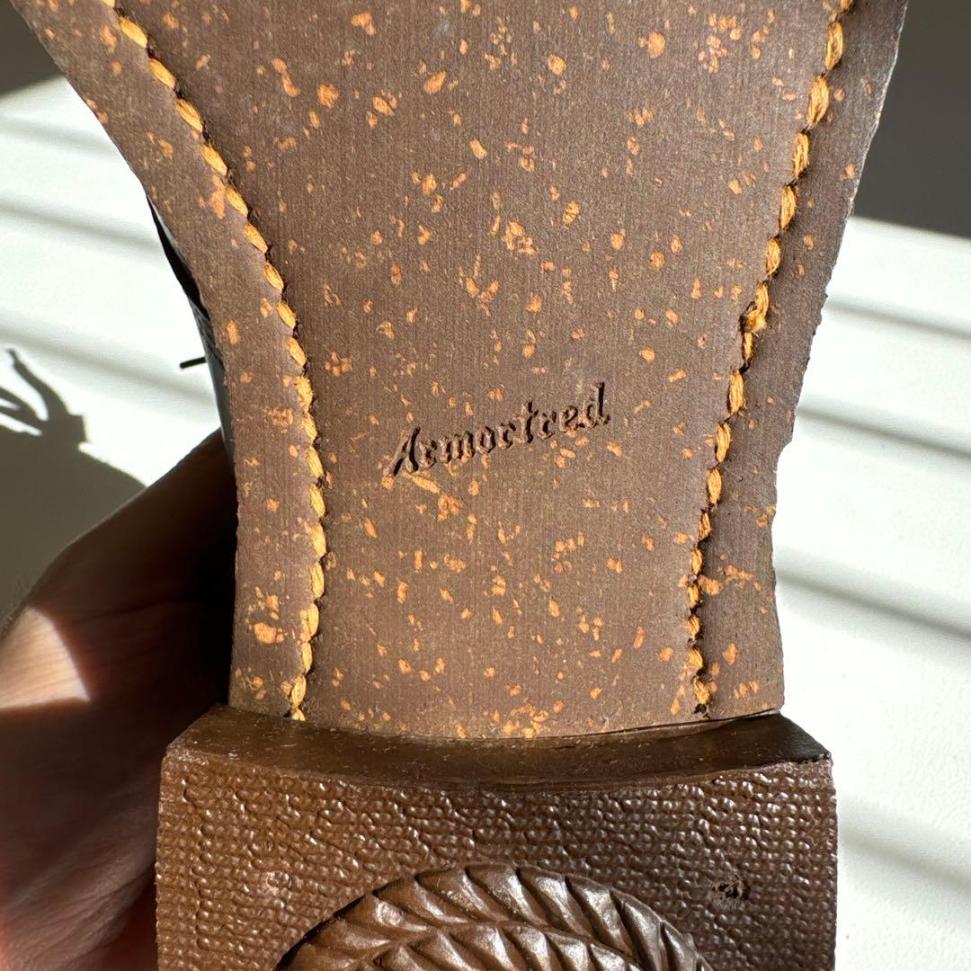 【コンチ】デッドストック　50s 60s ヴィンテージ　レザーシューズ