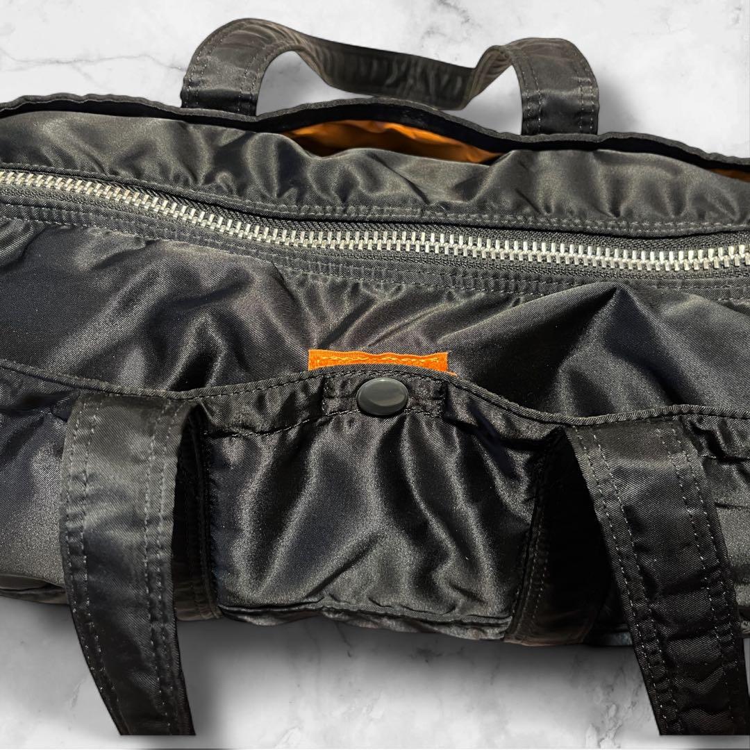 【美品】廃盤 ポーター 吉田カバン タンカー ミニボストンバッグ ブラック